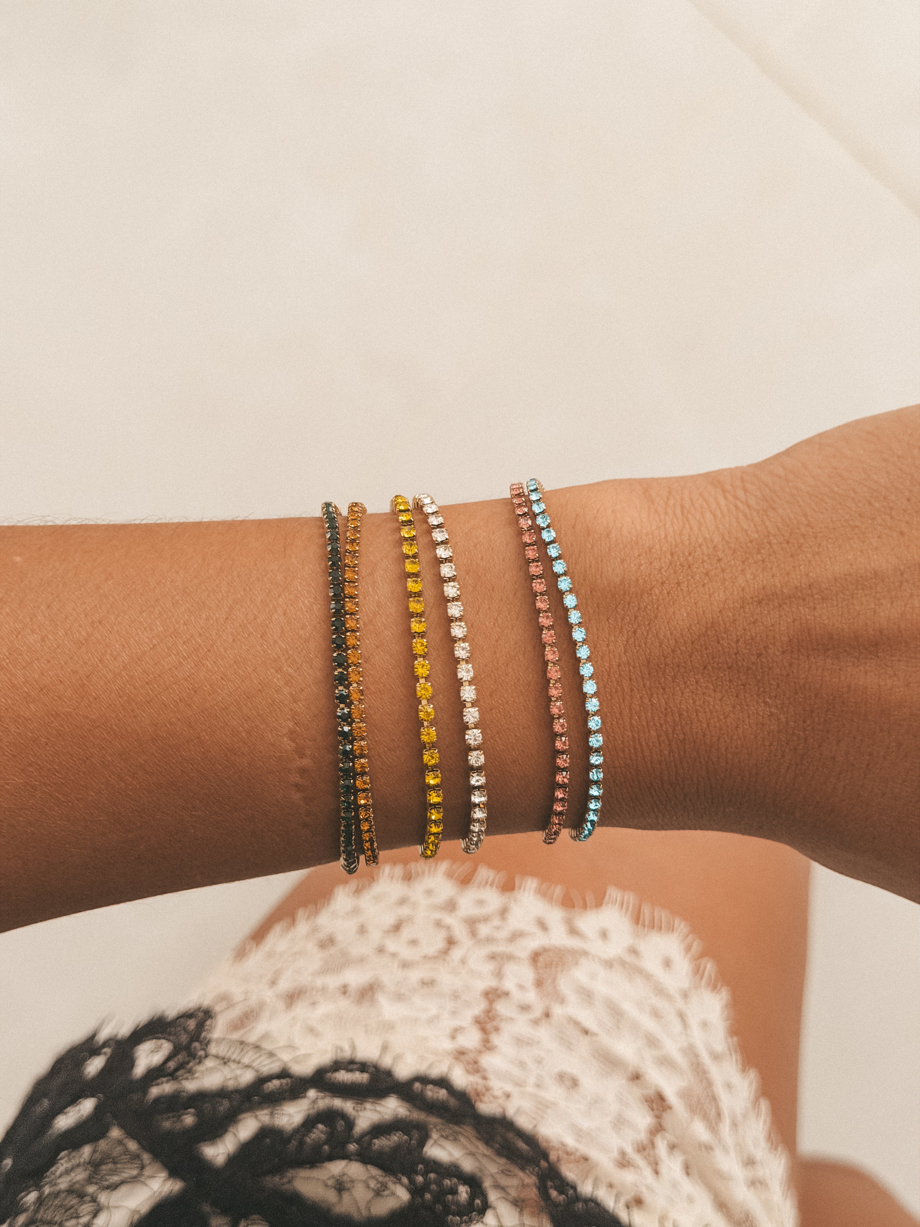 Rainbow Tennis Bracelets