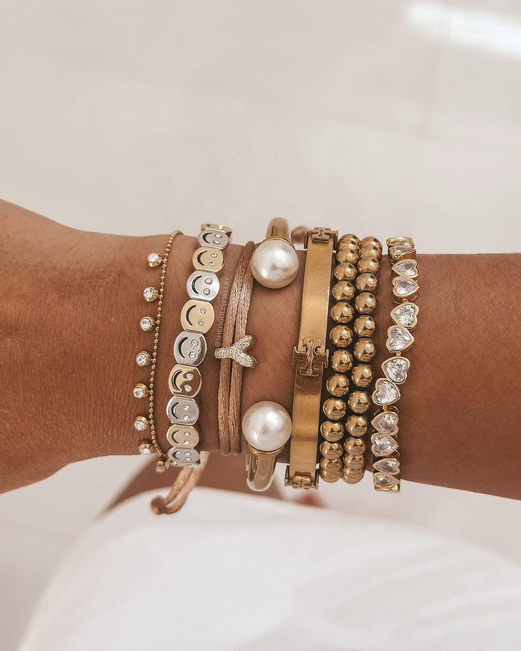 Fiorella Hilo Initial - Satin Bracelet