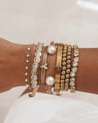Fiorella Hilo Initial - Satin Bracelet