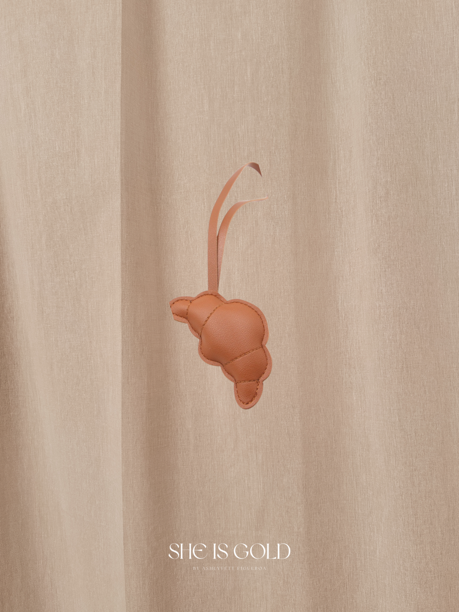 Croissant Bag Charm