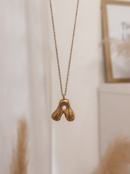 Golden “A” Necklace