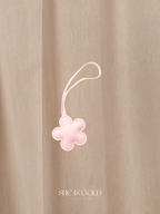 Pale Pink Flower Bag Charm