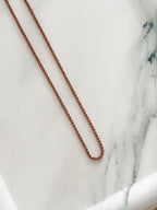 Pinky Tennis Necklace