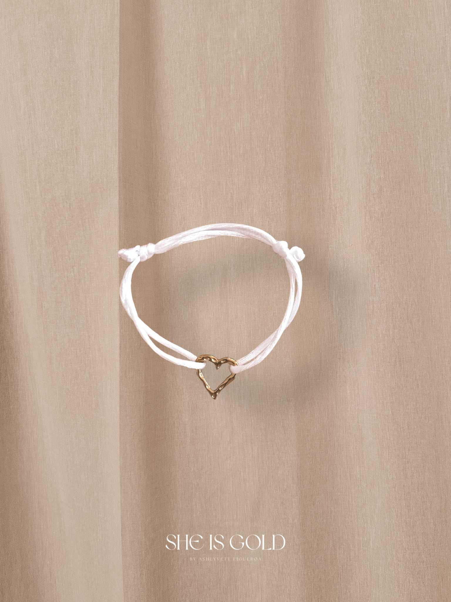 Heartful Satin Bracelet