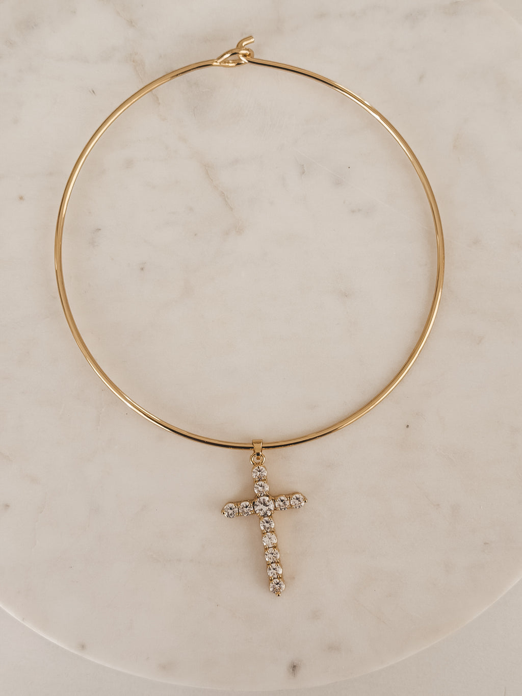 La Cruz Cuff Necklace
