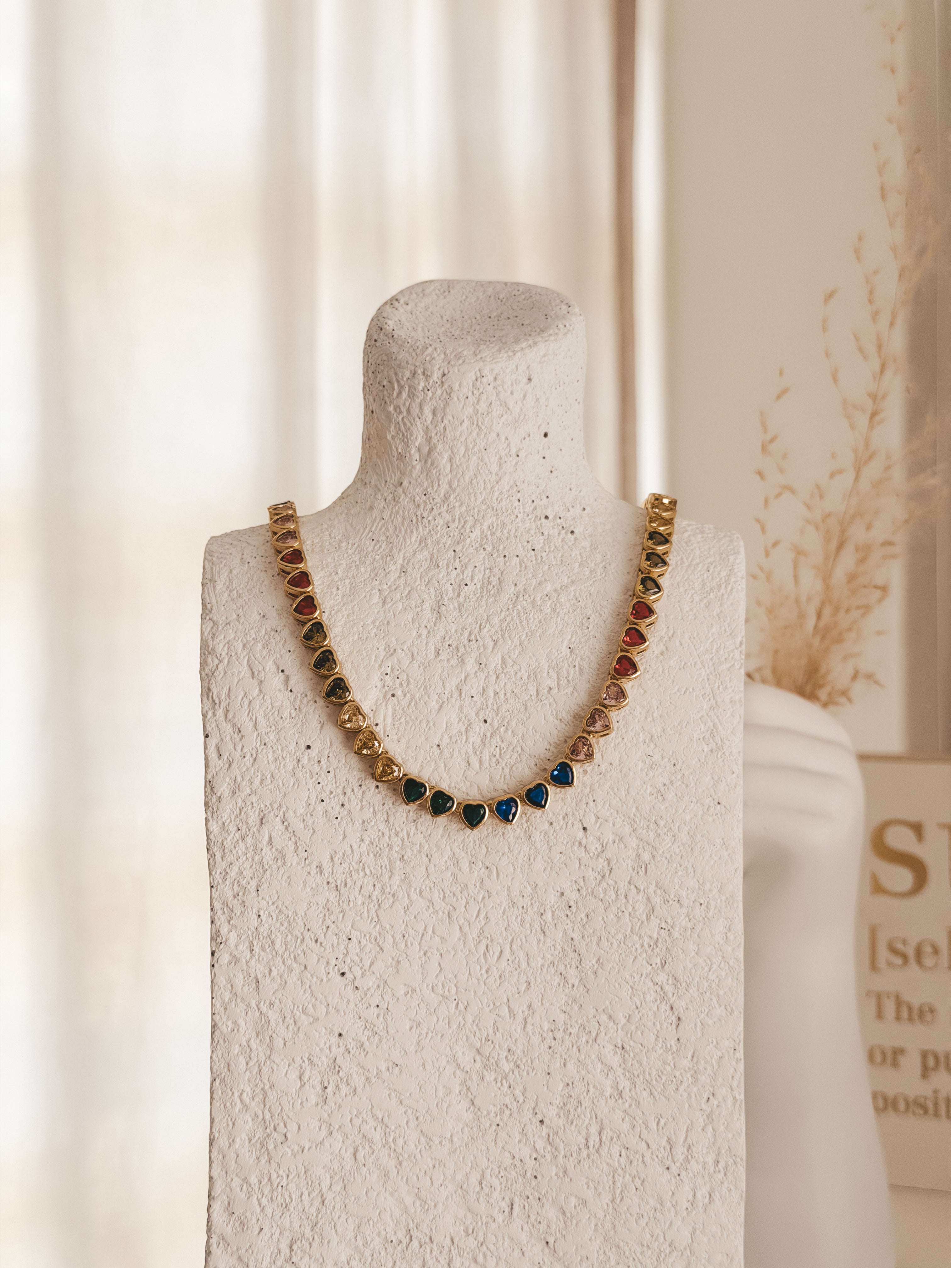 Rainbow Tennis Necklace