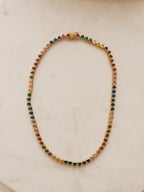 Rainbow Tennis Necklace