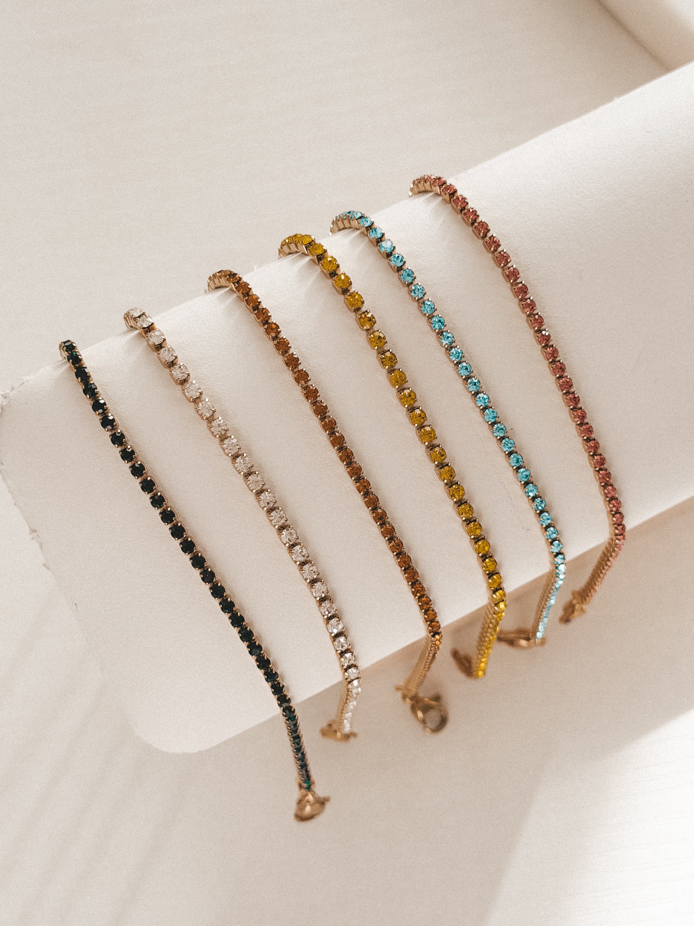 Rainbow Tennis Bracelets