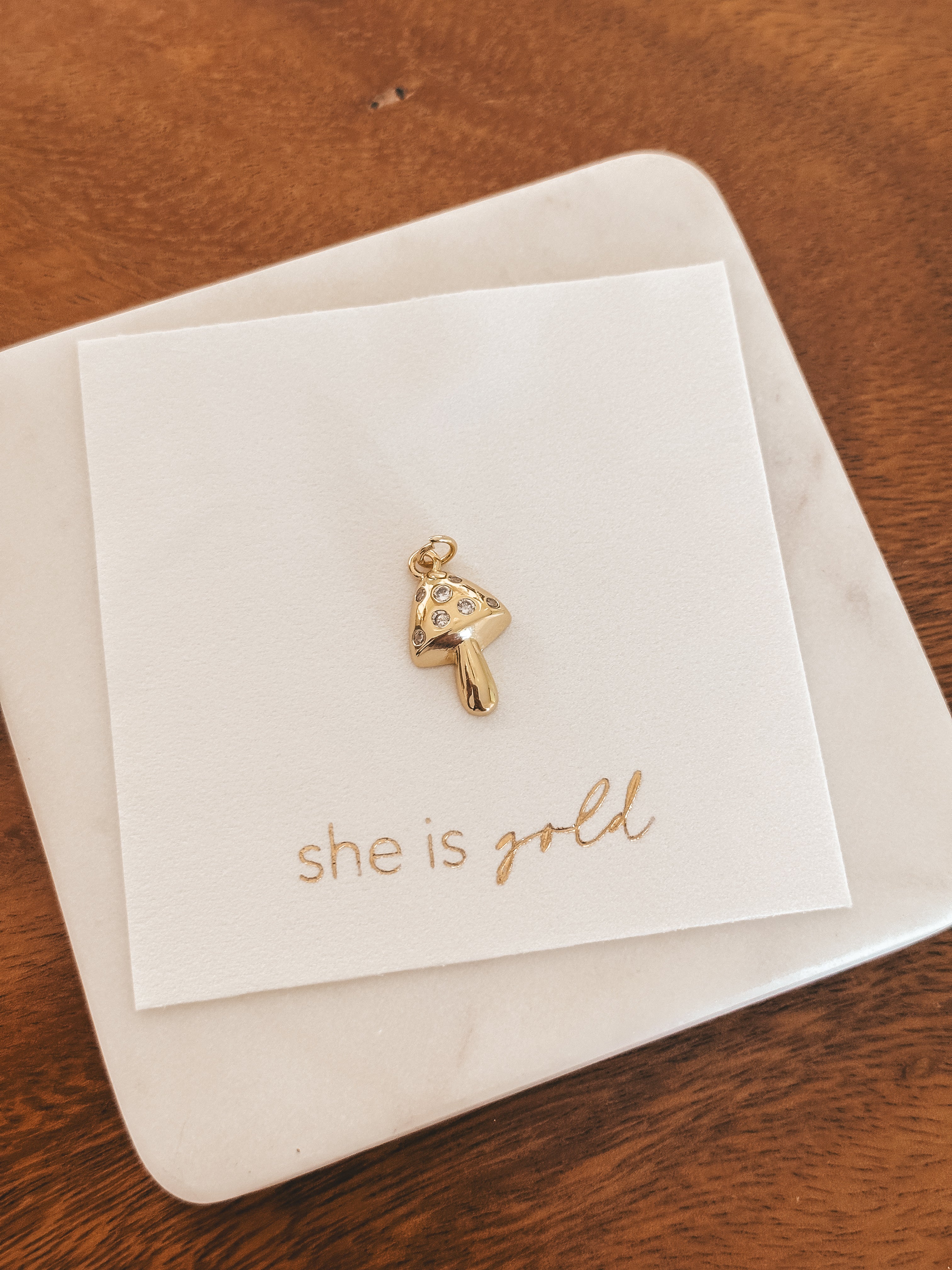 Classy Mushroom Charm
