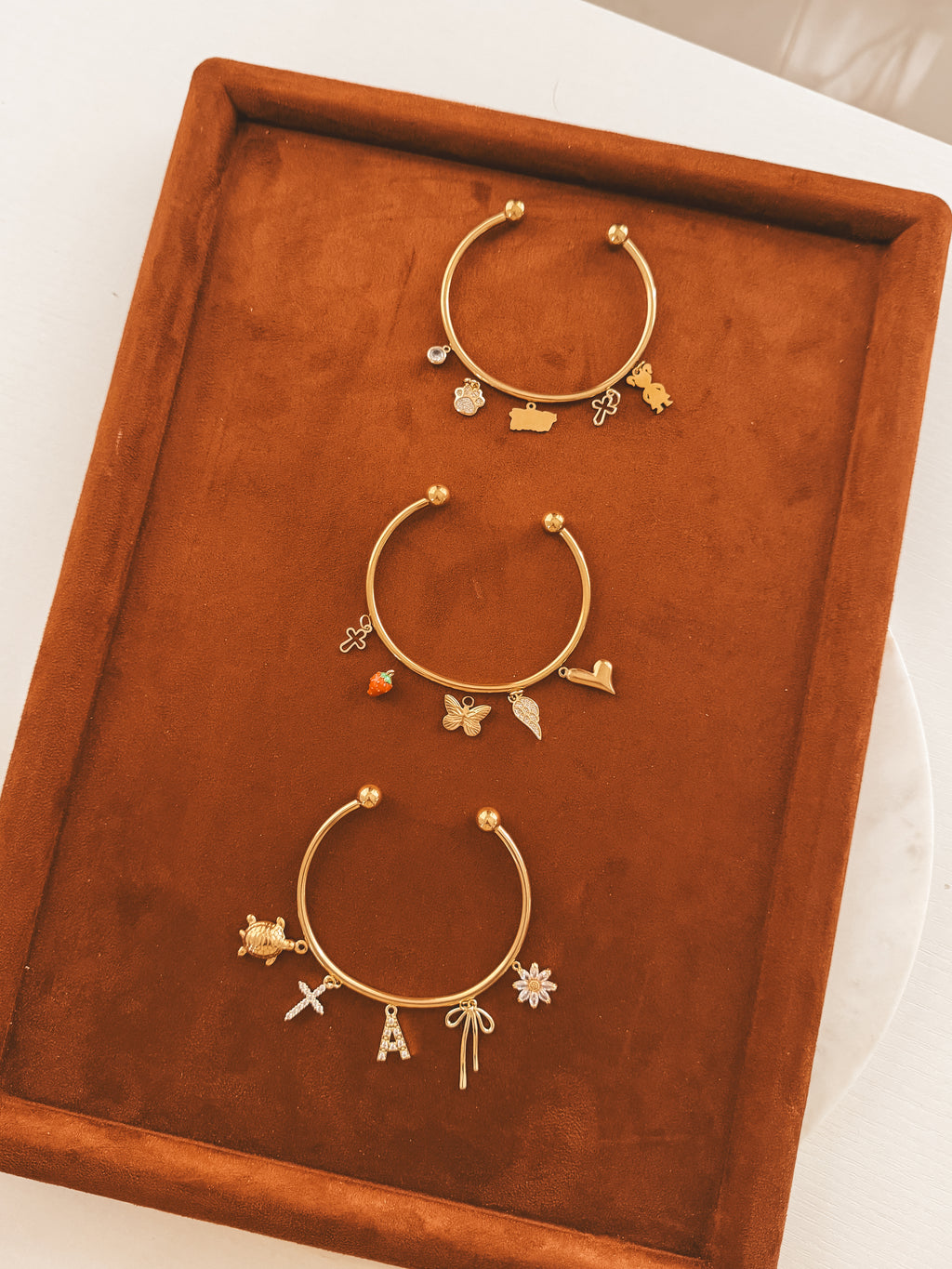 Bangle Cuff - Charm Bar