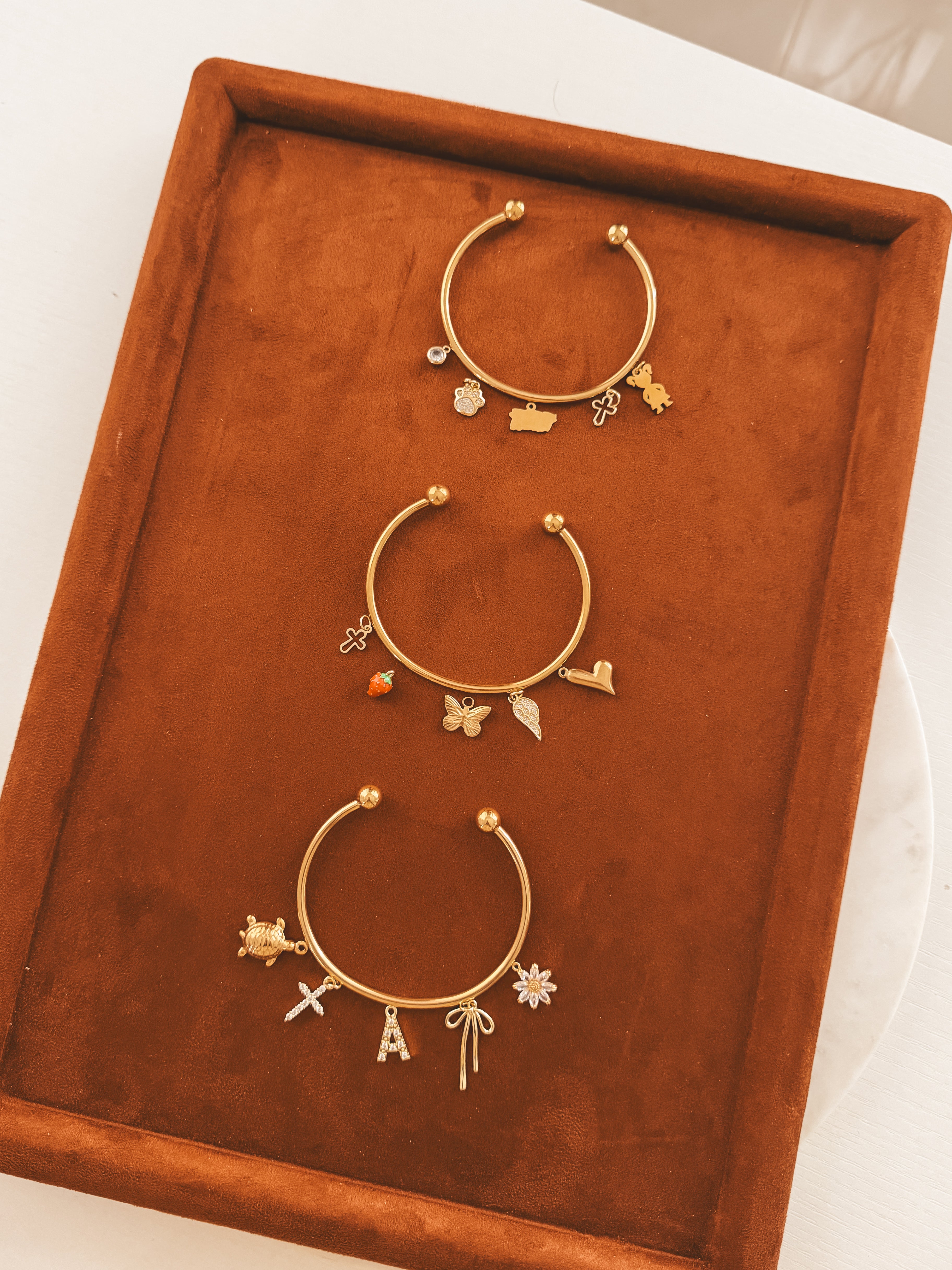 Bangle Cuff - Charm Bar