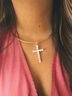 La Cruz Cuff Necklace