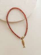Rosado Fish Beaded Necklace