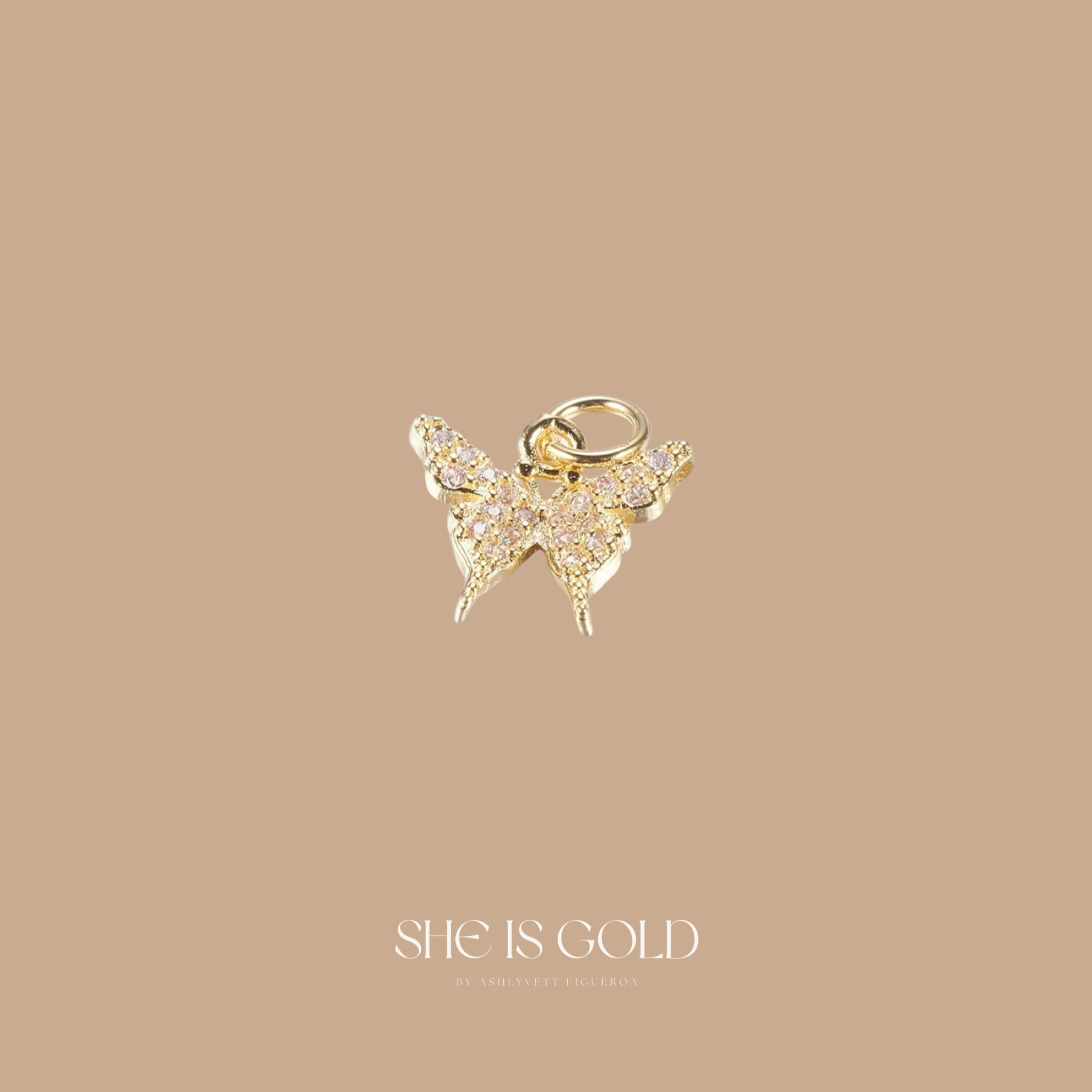 Tiny Butterfly Charm