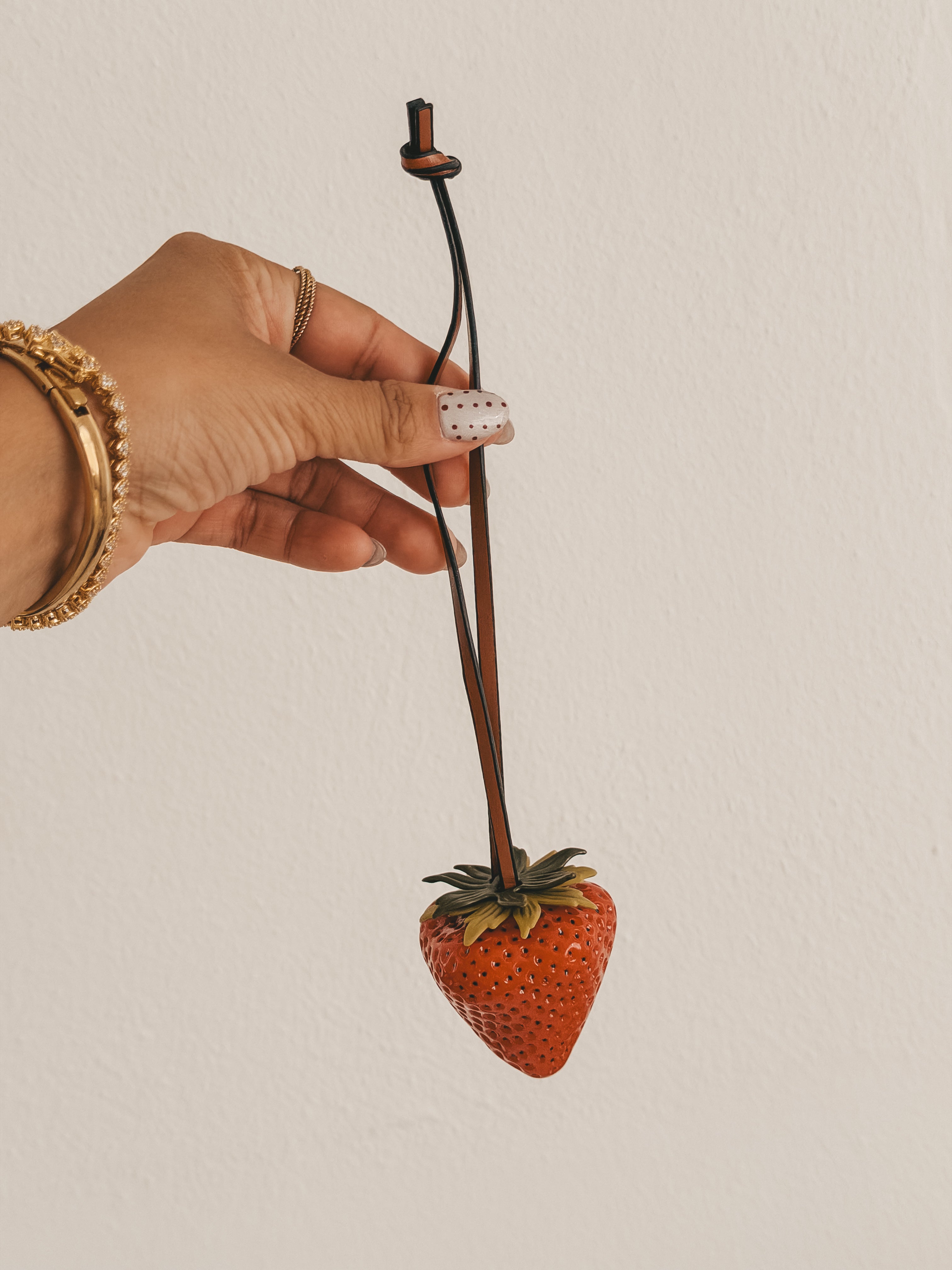 Strawberry Bag Charm