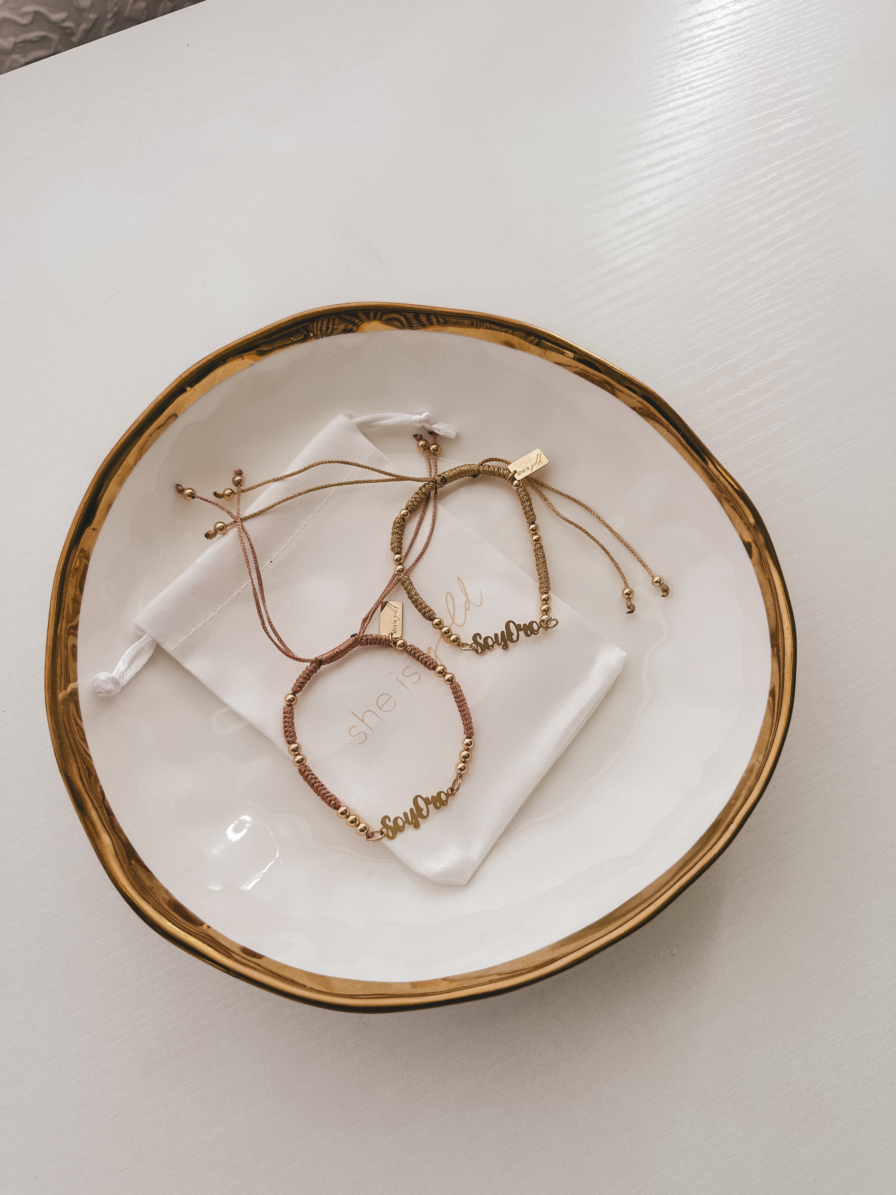 Soy Oro Neutral - Friendship Bracelet
