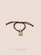 Believe Lock - Satin Nylon Bracelet