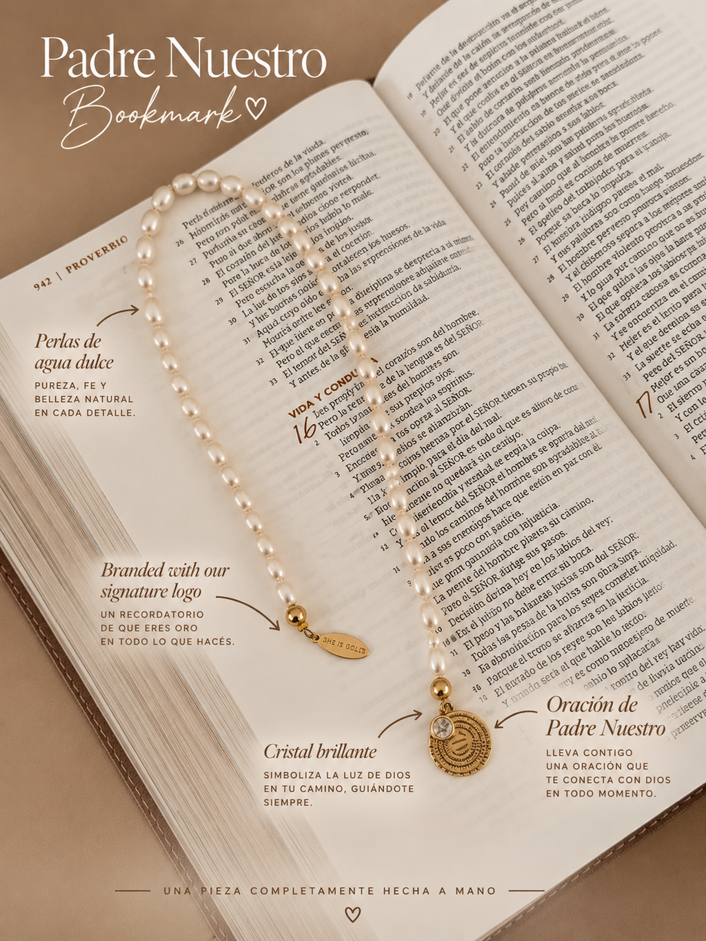 Padre Nuestro Bookmark
