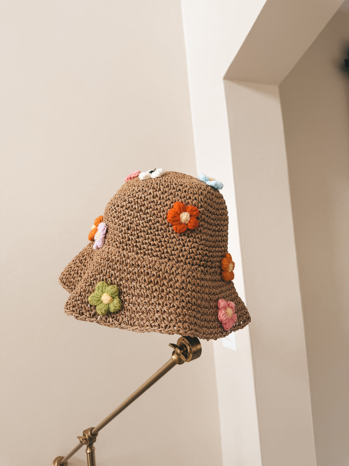 Colorful Flower Straw Hat