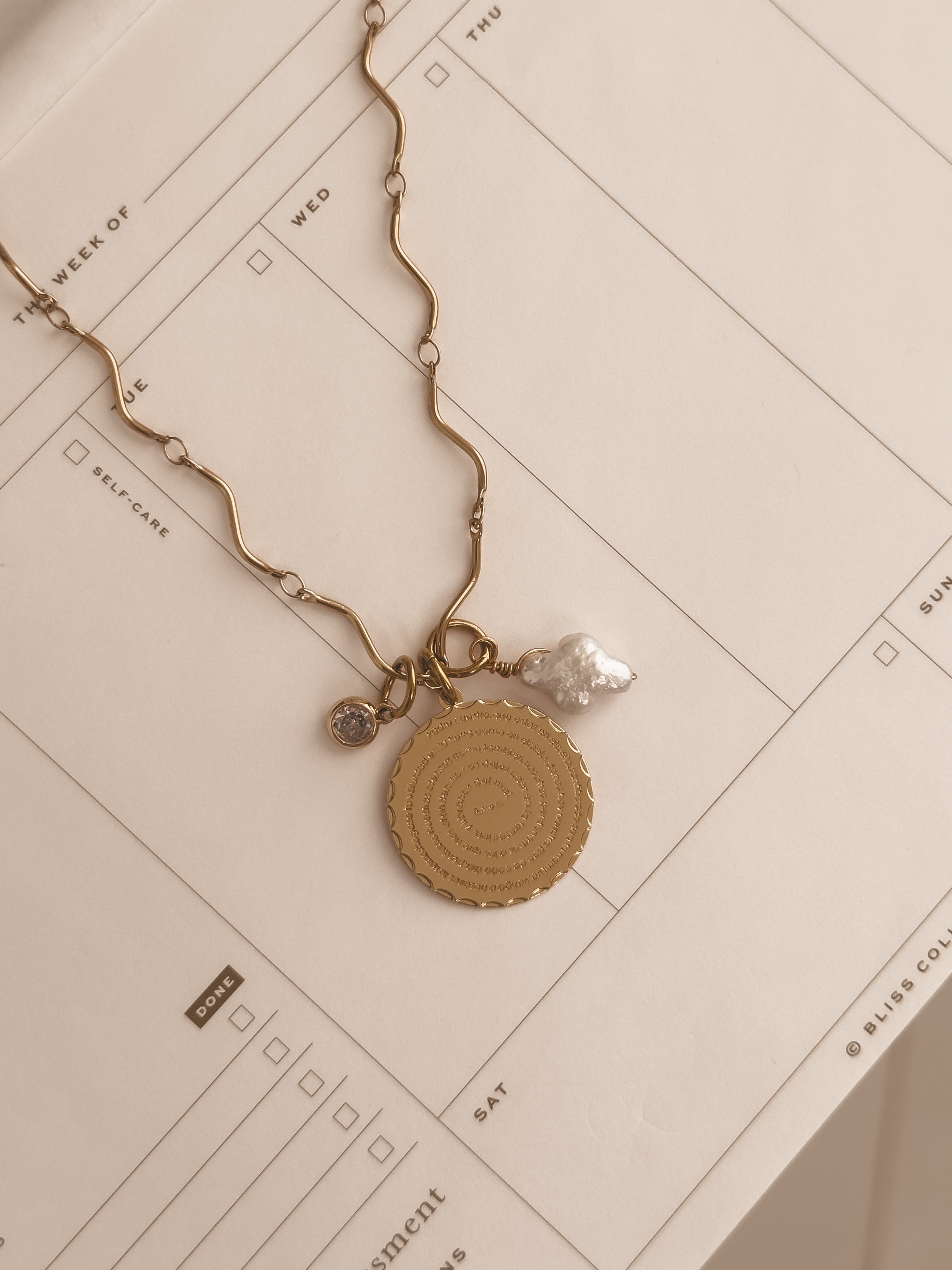 Padre Nuestro Oración- Necklace