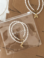 Giomare Initial Pearl Necklace