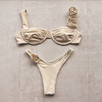 Flora Swim Set | Bone White