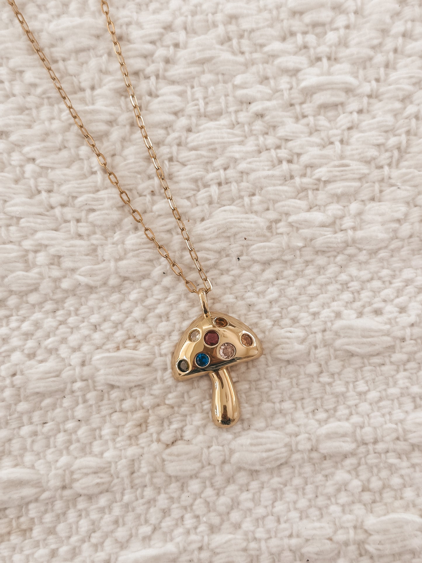 Happy Mushroom Necklace