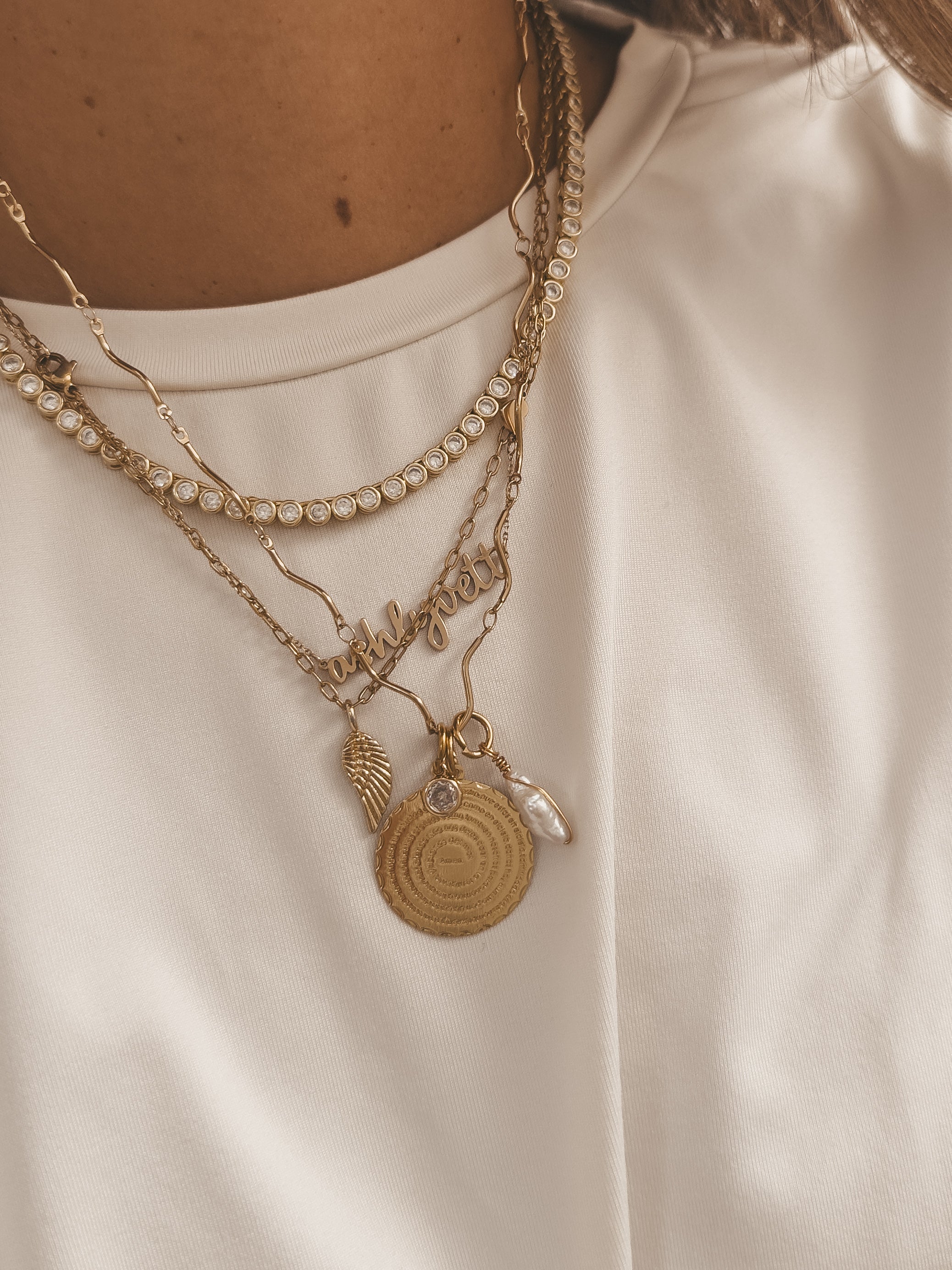 Padre Nuestro Oración- Necklace