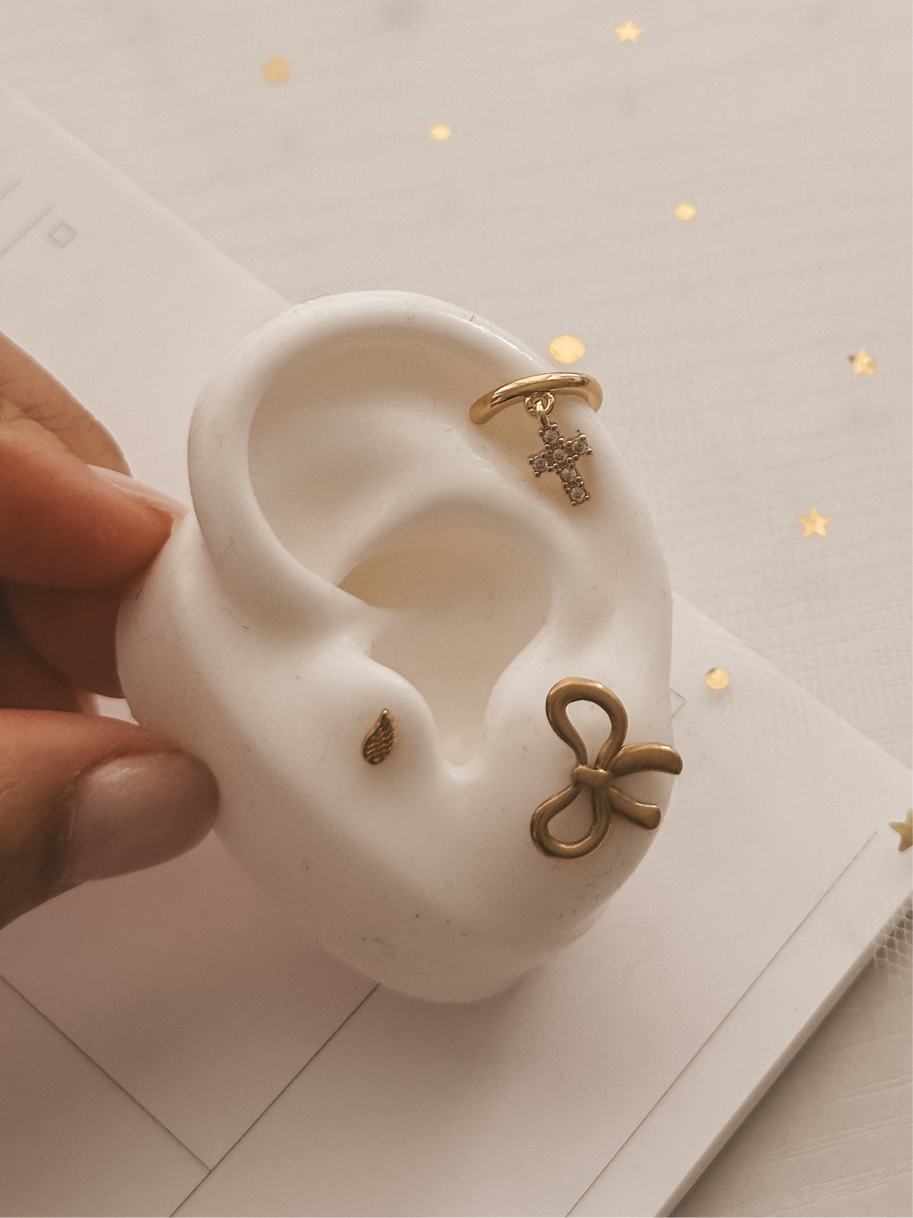 Mia Cross Ear Cuff