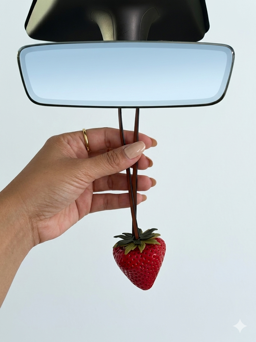 Strawberry Bag Charm