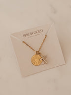 Padre Nuestro Mini Coin Necklace