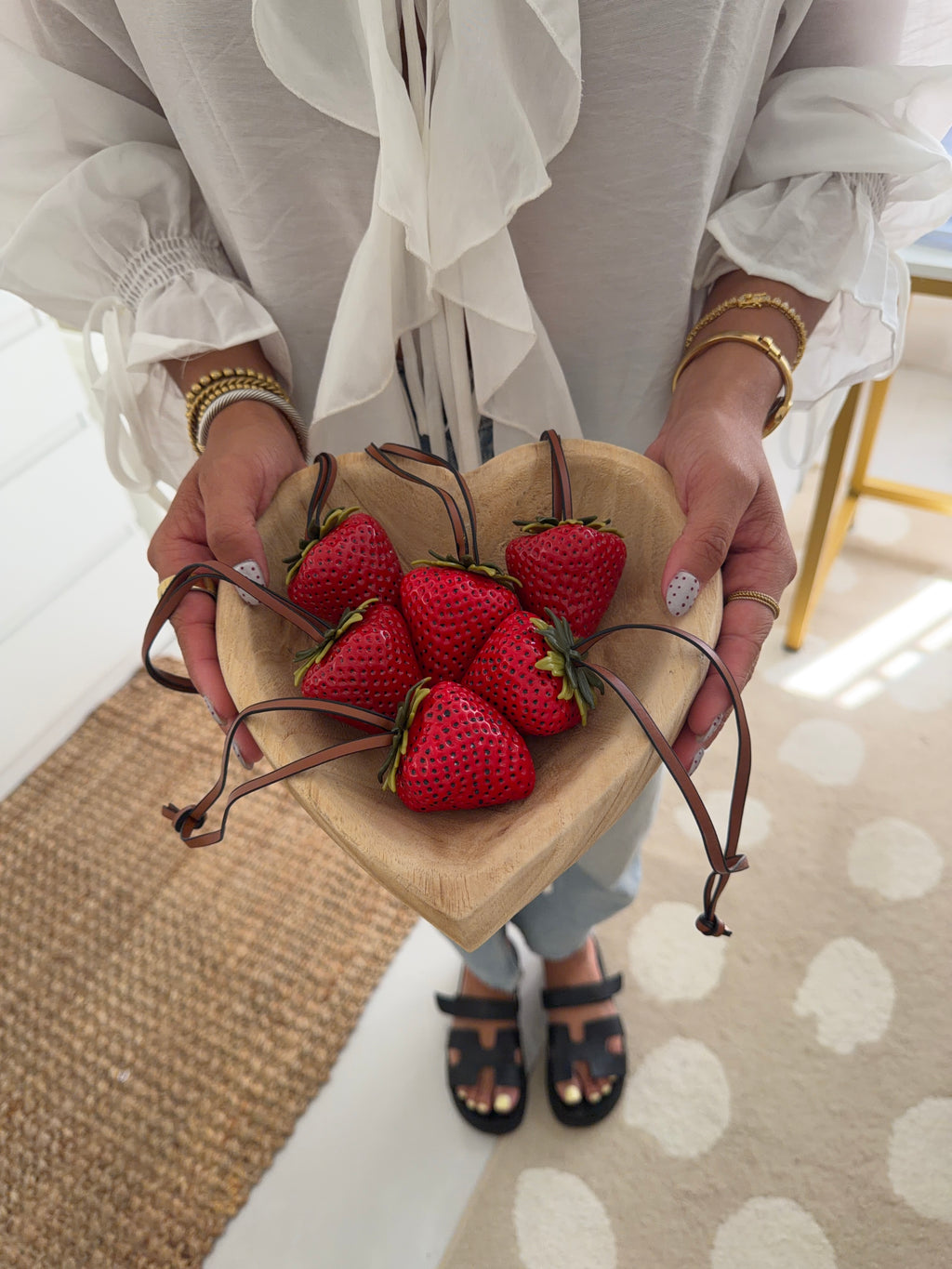 Strawberry Bag Charm