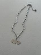 Borikén - Puerto Rico Necklace Silver
