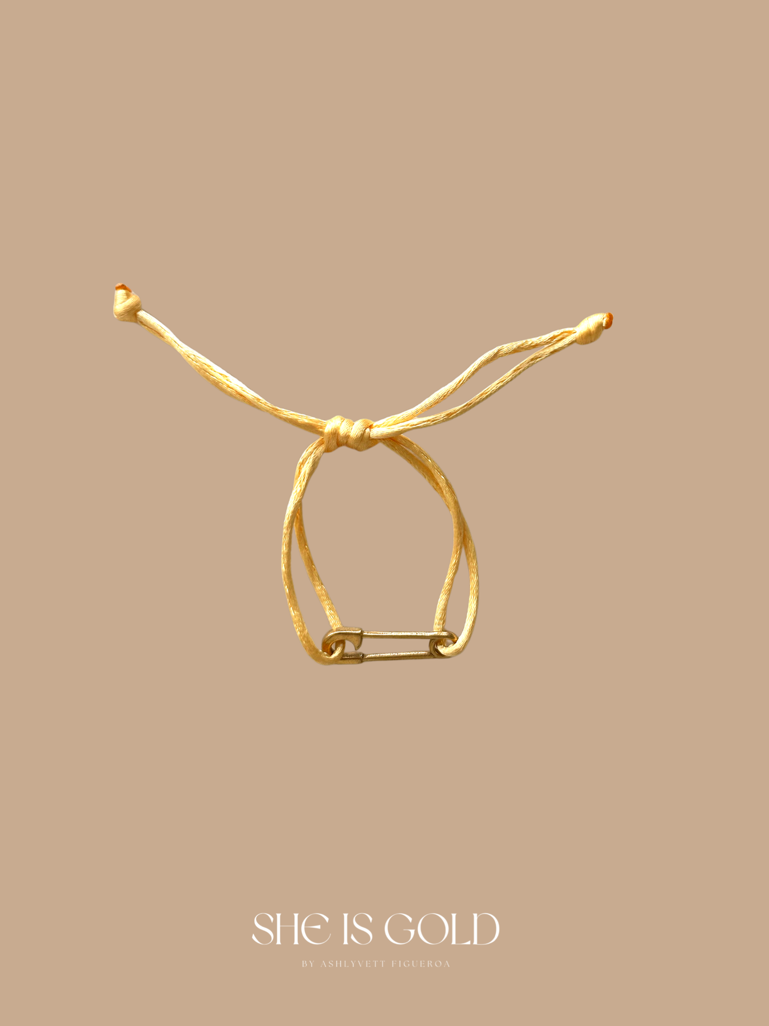 Pin Satin Bracelet