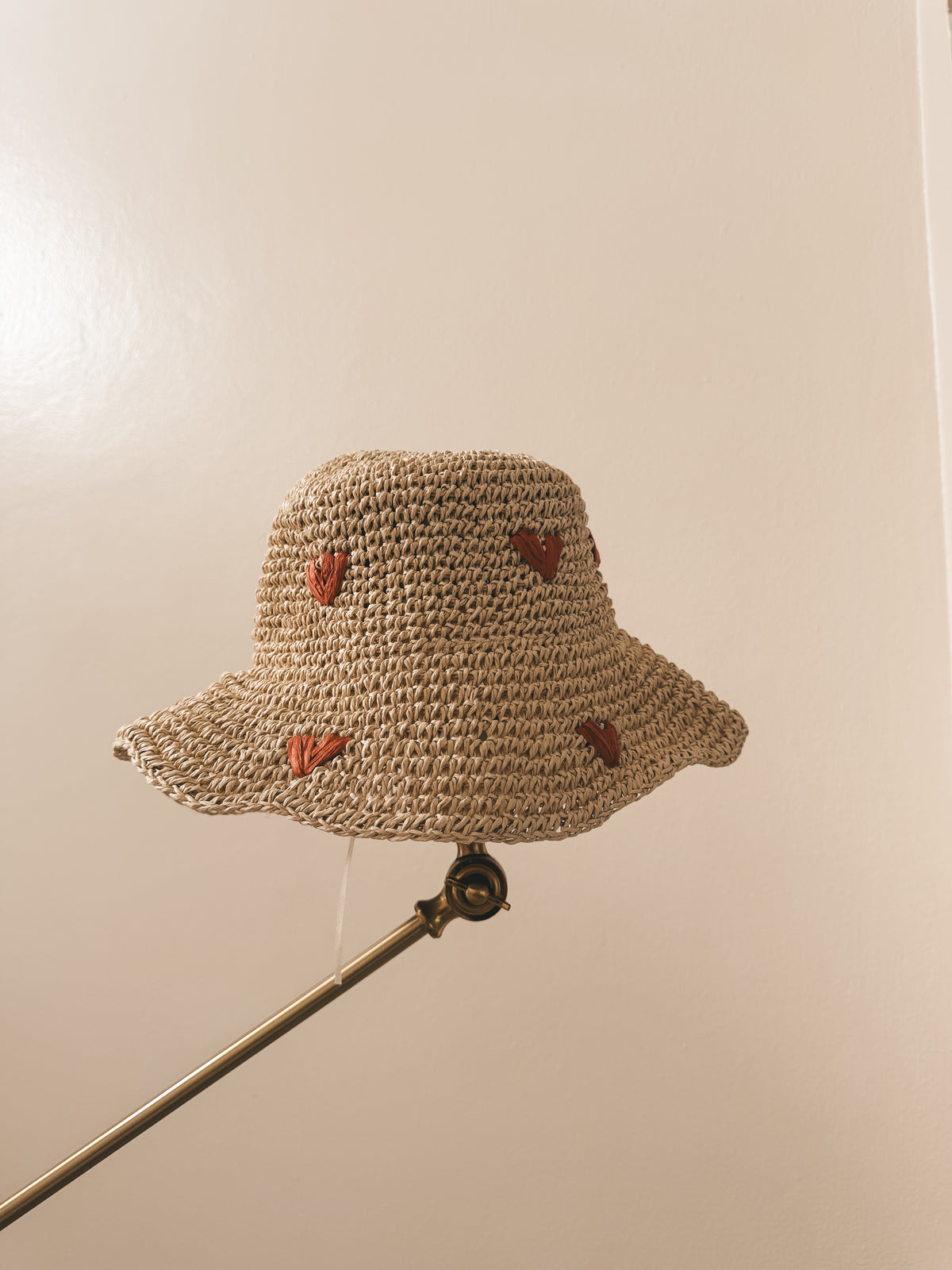 Heart Straw Hat