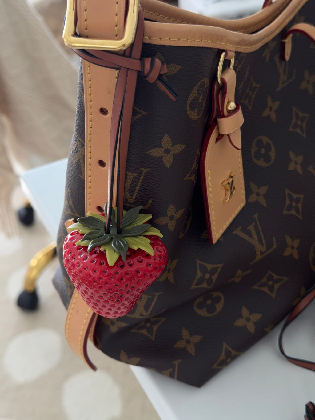 Strawberry Bag Charm