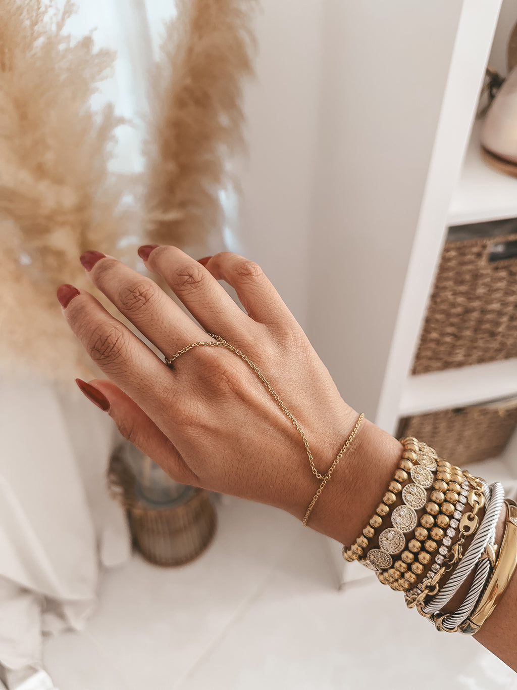 Celia - Ring Bracelet