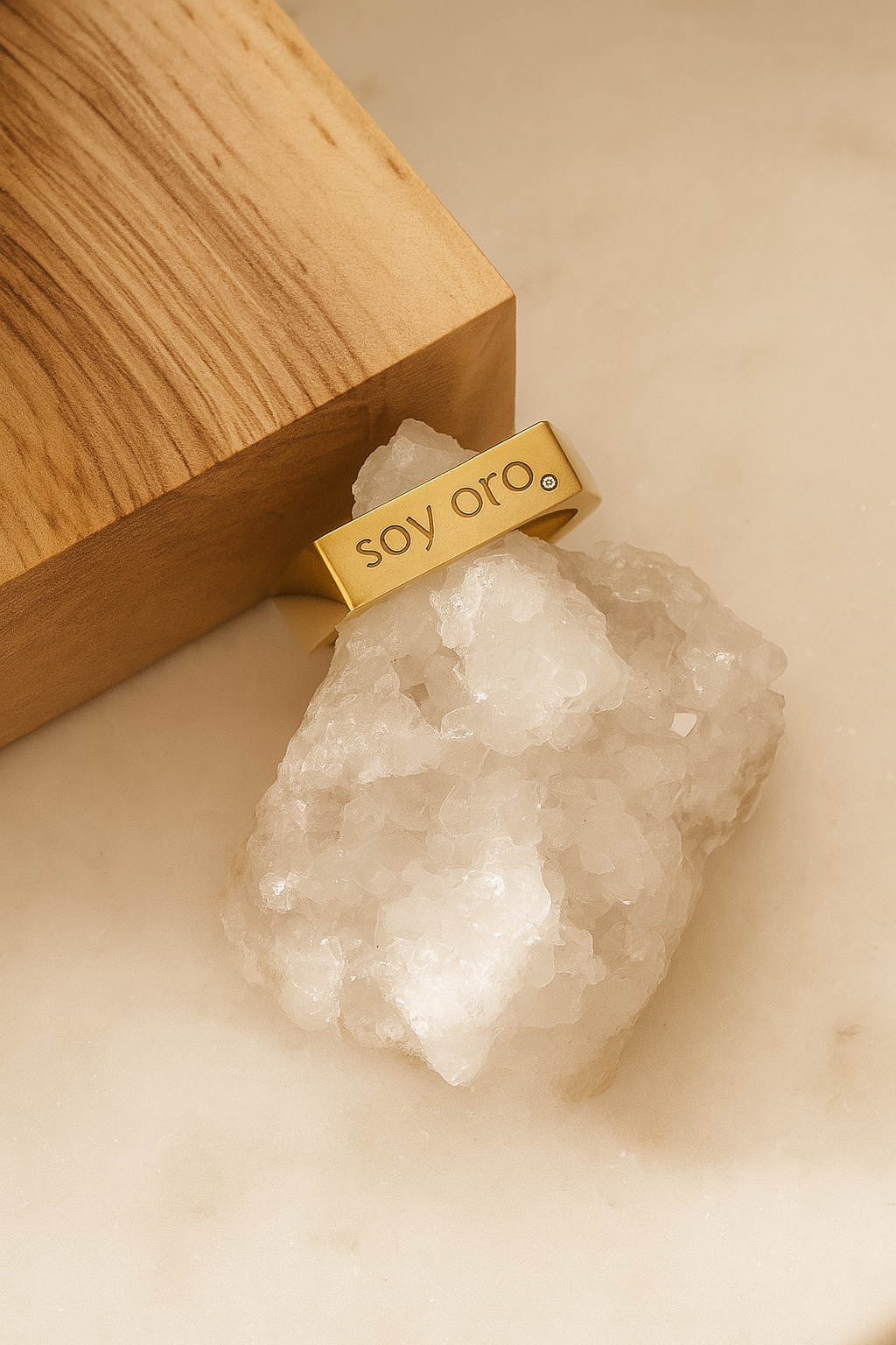 Soy Oro - Anillo de Oro Plano