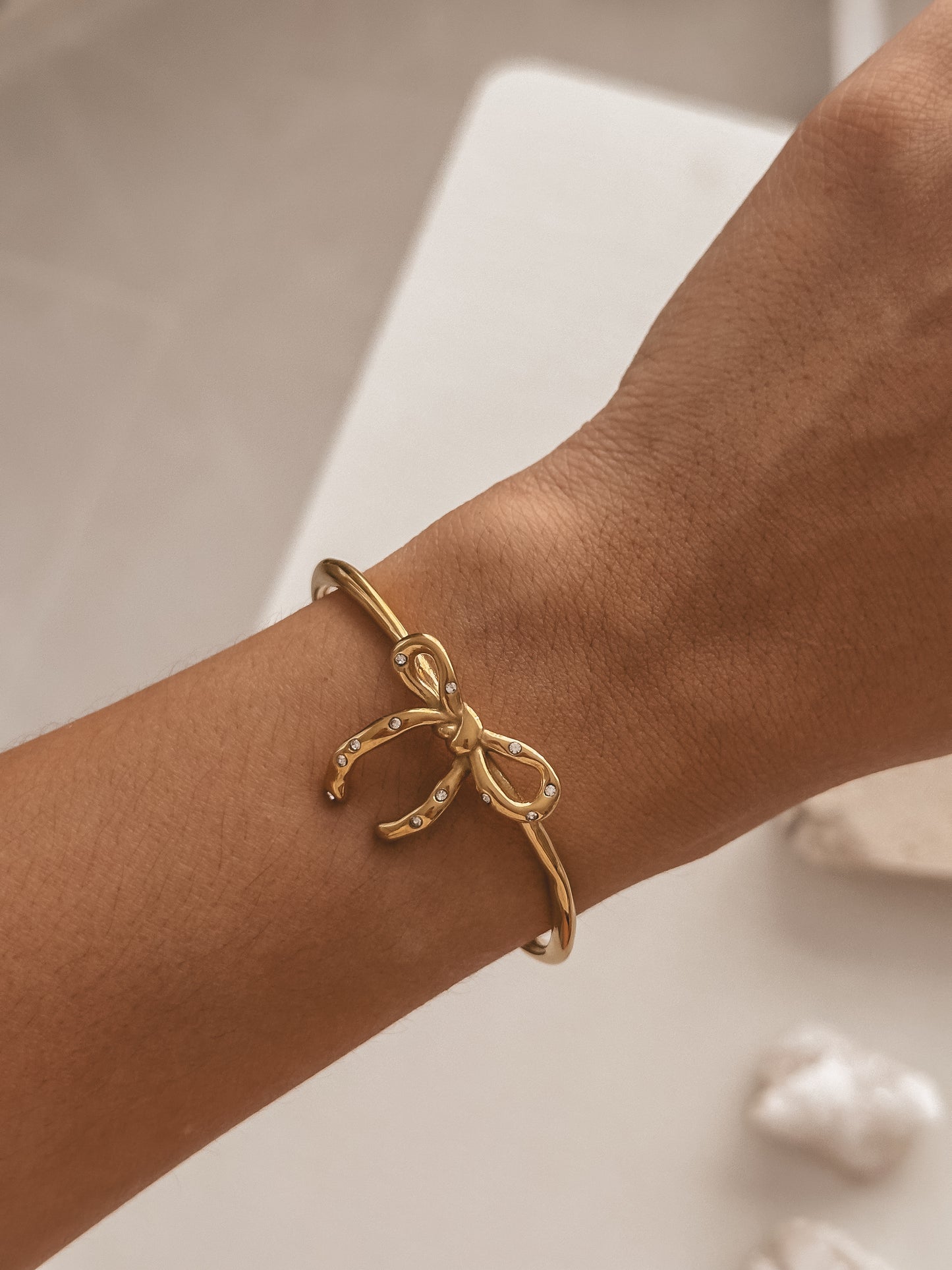 Rosaura Bow Bangle