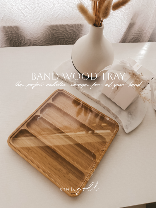 Band Wood Tray