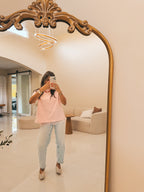 Pinky Lace Top