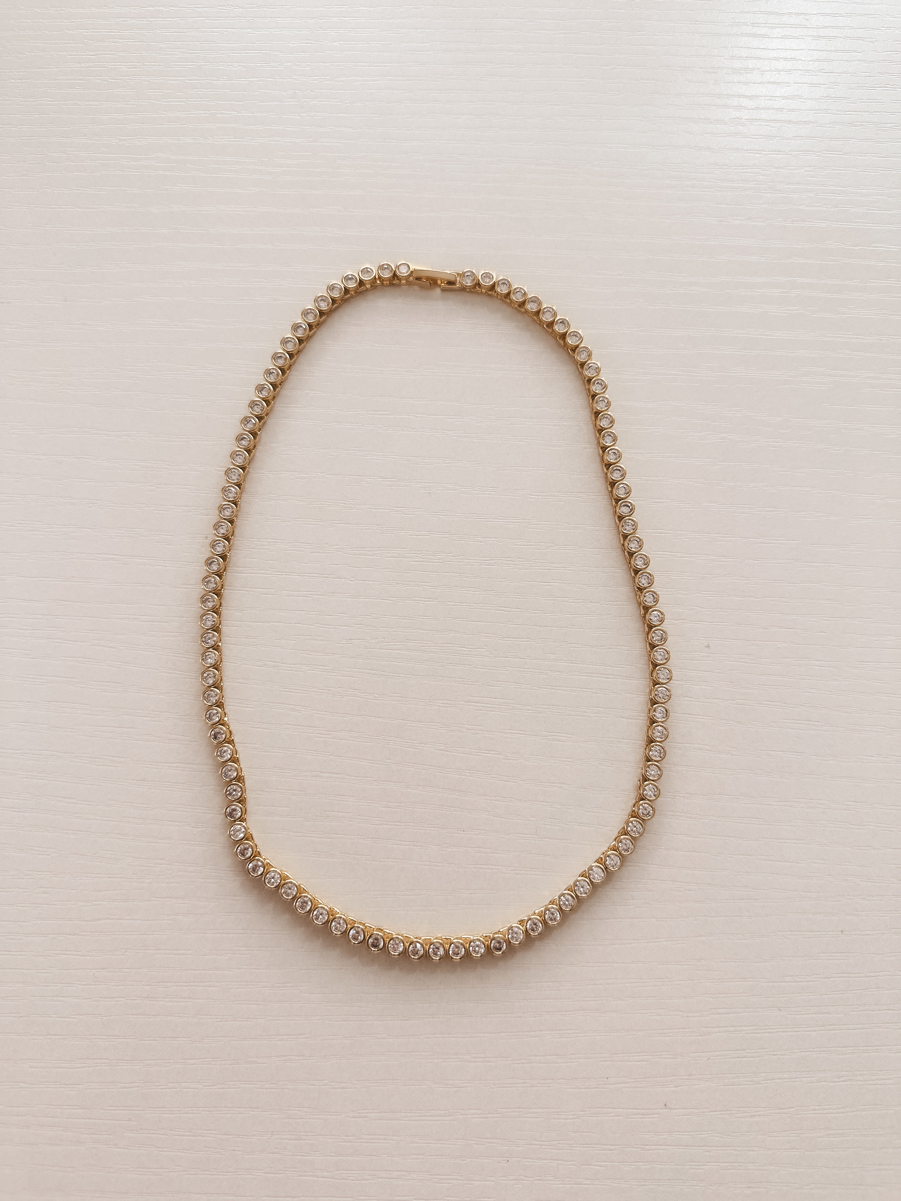 Jordyn Iced Bubble Tennis Necklace | pre-order