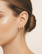 Valeria - Double Hoop Chain Earring