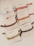 Fiorella Hilo Initial - Satin Bracelet
