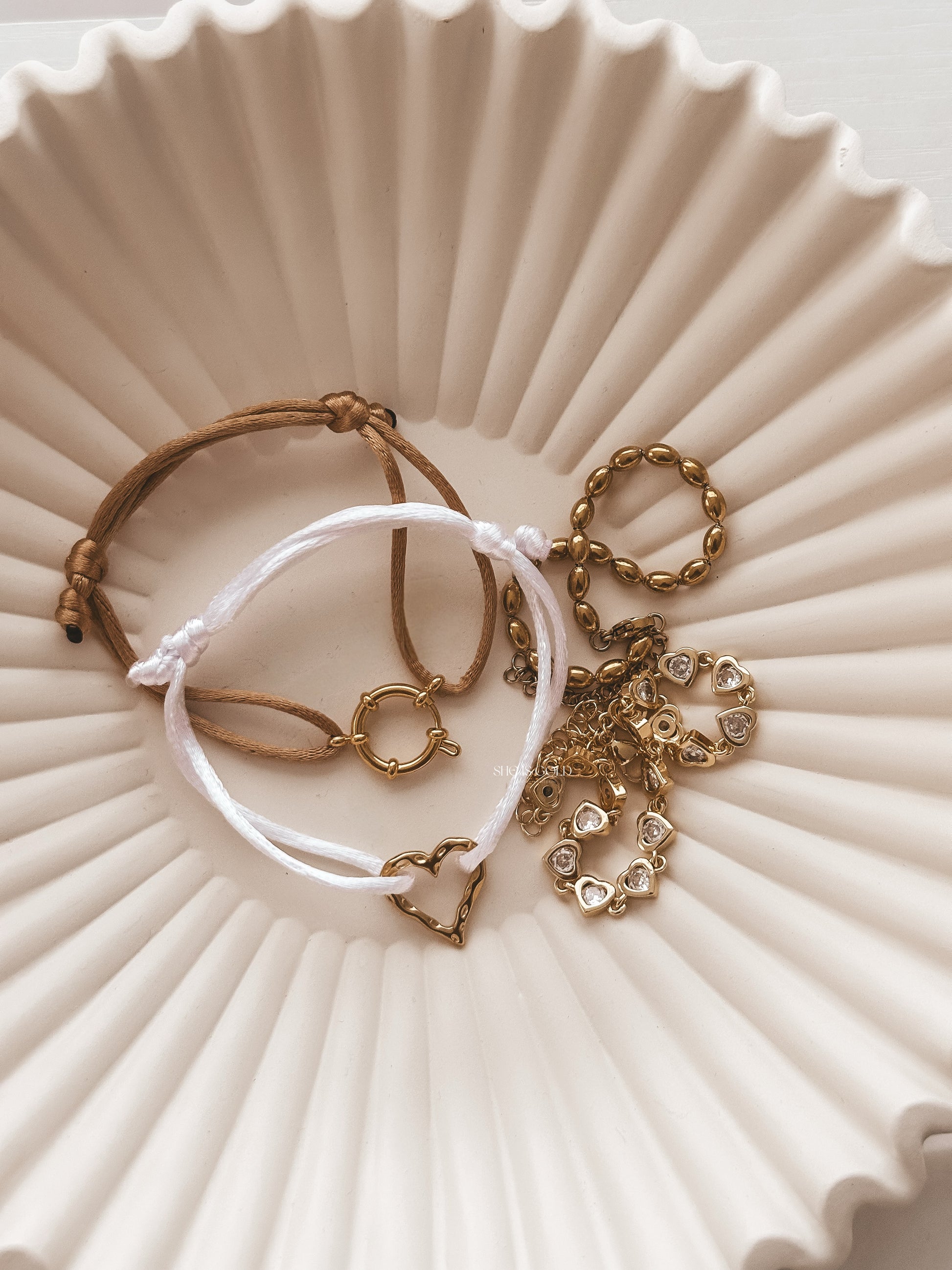 Heartful Satin Bracelet