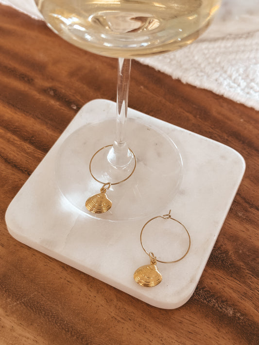 Sea Shell - Wine Glass Charm