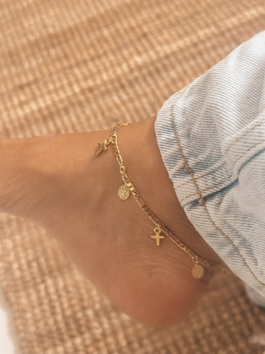 Cross Anklet