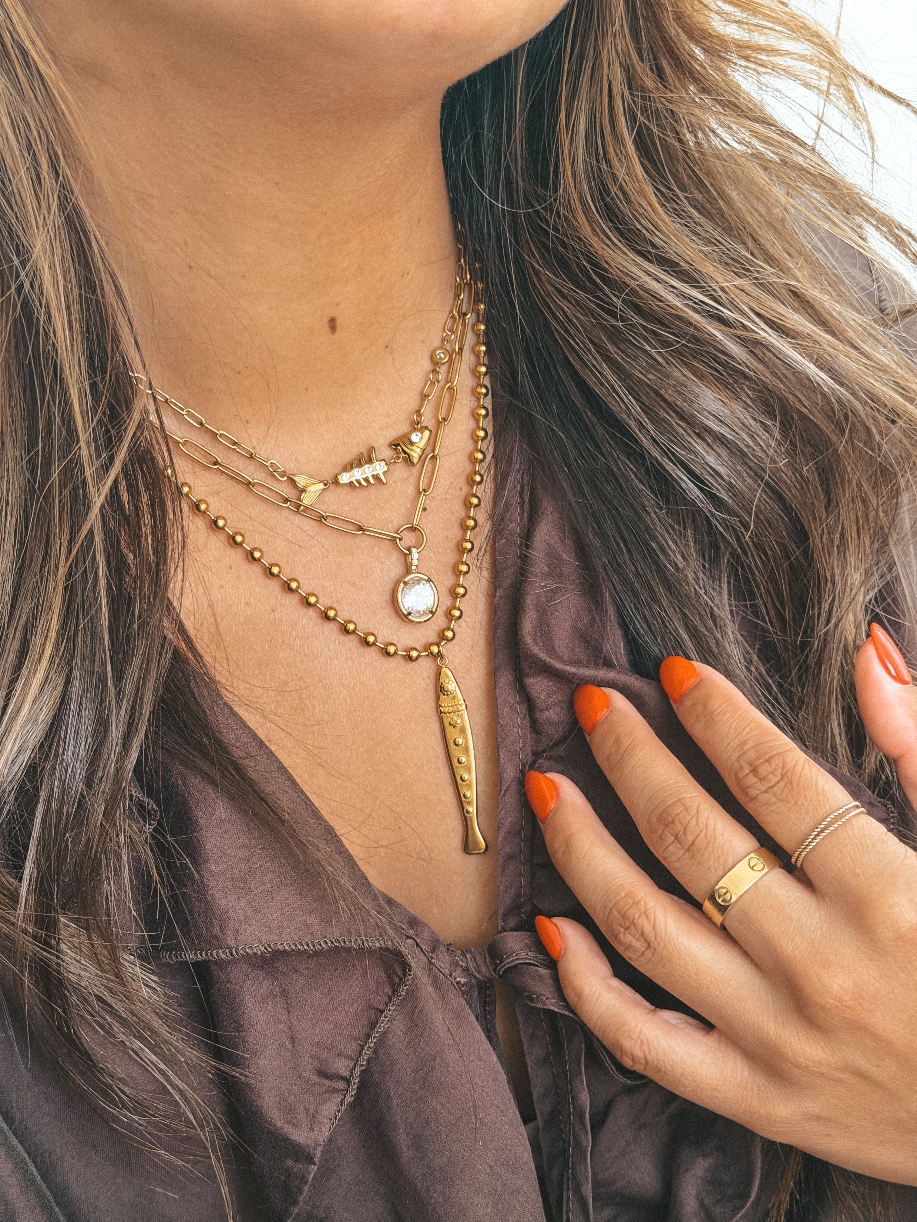 Lia Fish Necklace