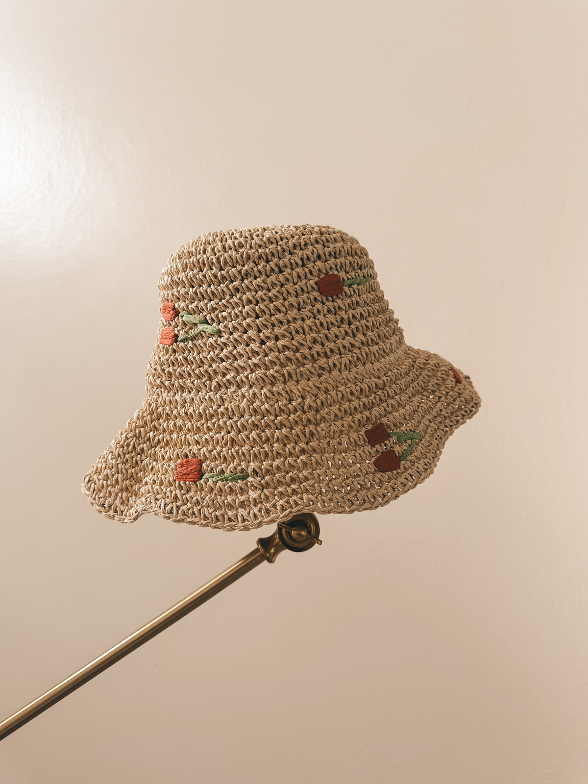 Cherry Straw Hat