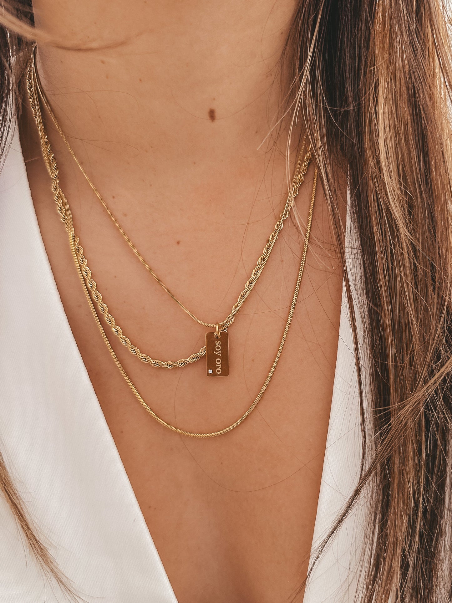 Soy Oro - Golden Layered Necklace